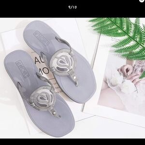 Amazon Women's Silver Sandals